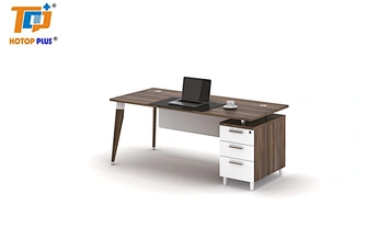 Modern Melamine clerk Desk with three drawers
