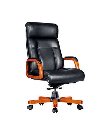 office manager leather chair high back