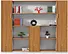MFC Chipboard Modern Filing Cabinet Office Furniture File Cabinet (HW01-4)