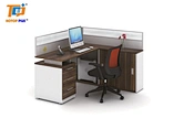 Modern Office Workstation with side table