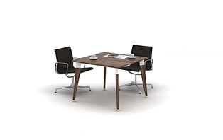 Hot Sale Wood Legs Square Meeting Table Conference Table (CM-12)
