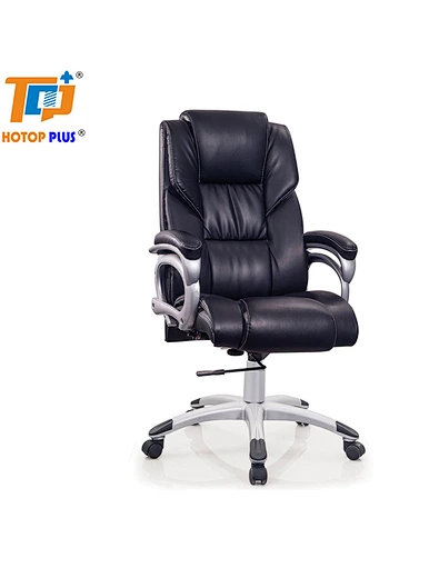 leather reclining office chair