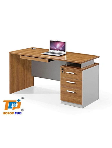 modern computer desk with drawers