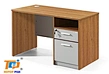 white desk with drawers
