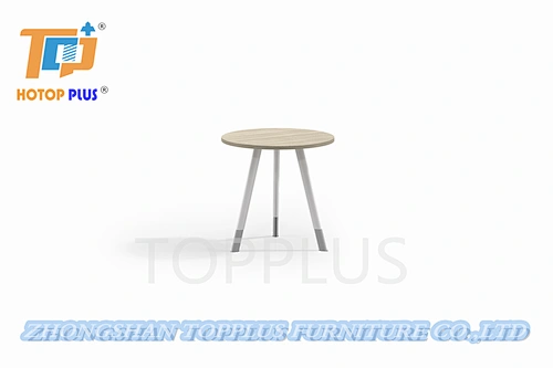Round Conference Table 3 Metal Leg Melamine Meeting Table(SD051Q-08)
