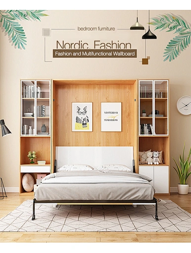 Modern Wooden Style Bed