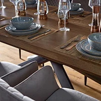 wooden conference table