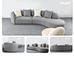 curved sofa hotel lobby sofa
