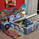 Child car leather bed