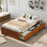 Modern Wooden Style Bed