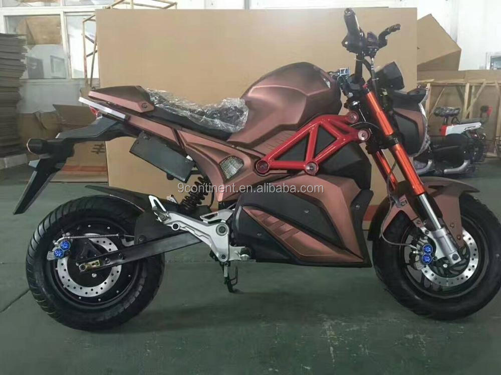 3000w 70km/h CE sport type mope electric motorcycle