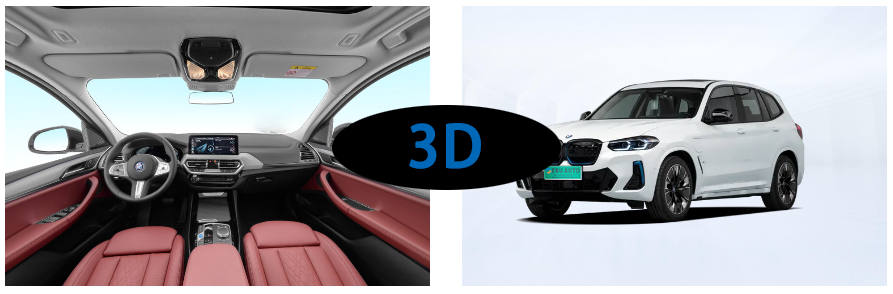BMW IX3 3D AUTO