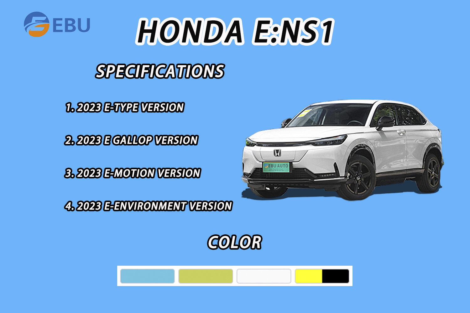 【Honda e:NS1】Honda_Honda e:NS1 quotation_Honda e:NS1 picture_EBU AUTO