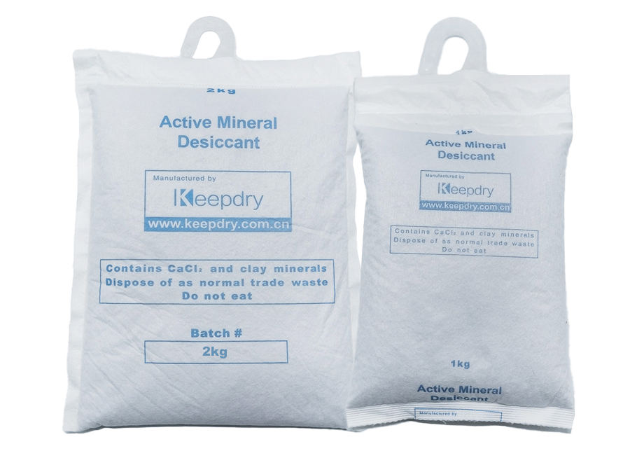 Ocean shipping bag desiccant and container desiccant
