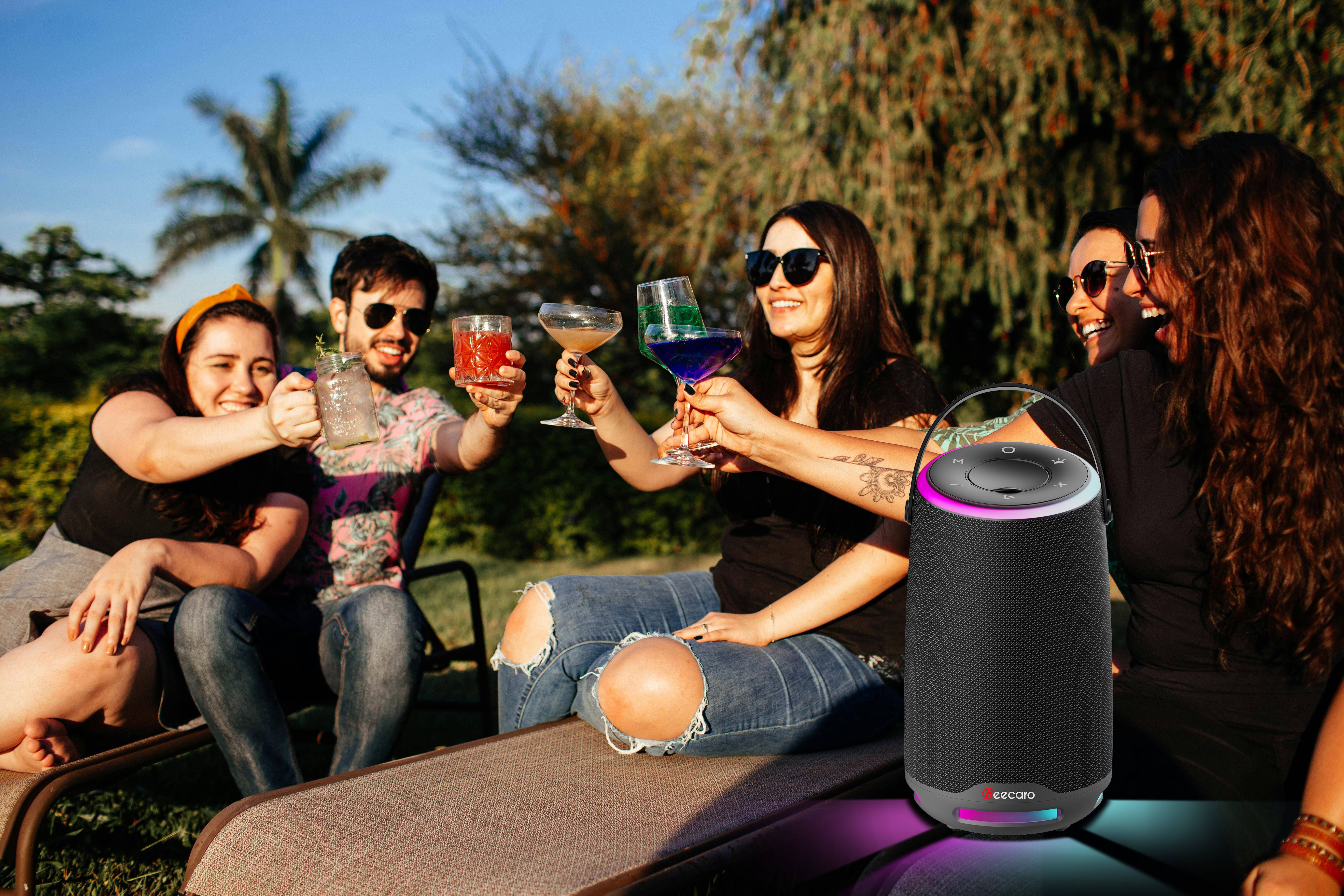 Outdoor bluetooth speaker system