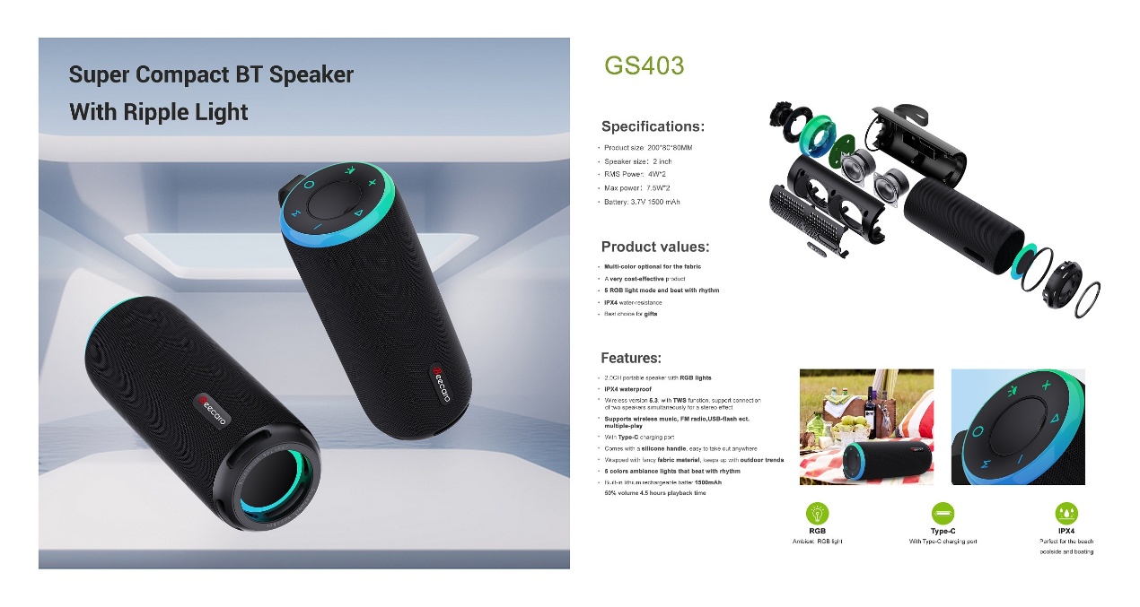 Wireless Travel Sound System