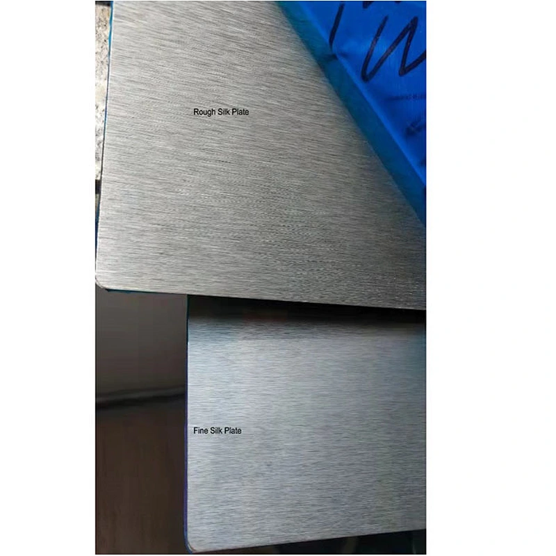 Silk Pattern Card Lamination Steel Plate YSP-S