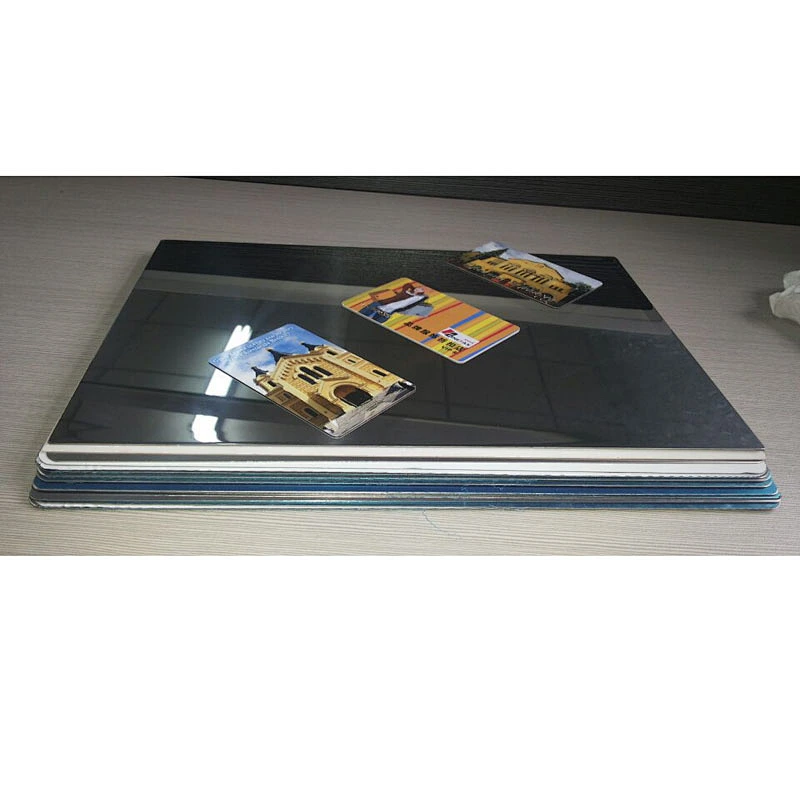 Glossy Finish Card Lamination Steel Plate YSP-G
