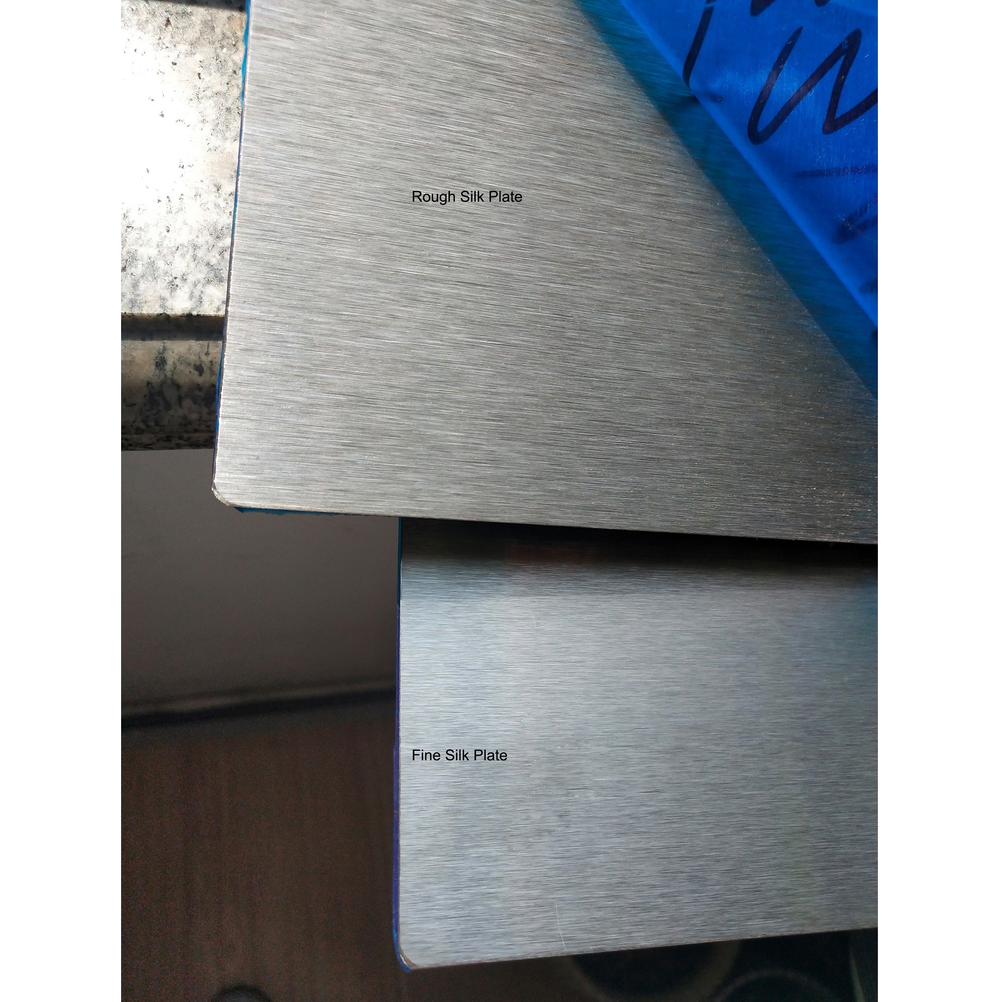 Silk Pattern Card Lamination Steel Plate YSP-S