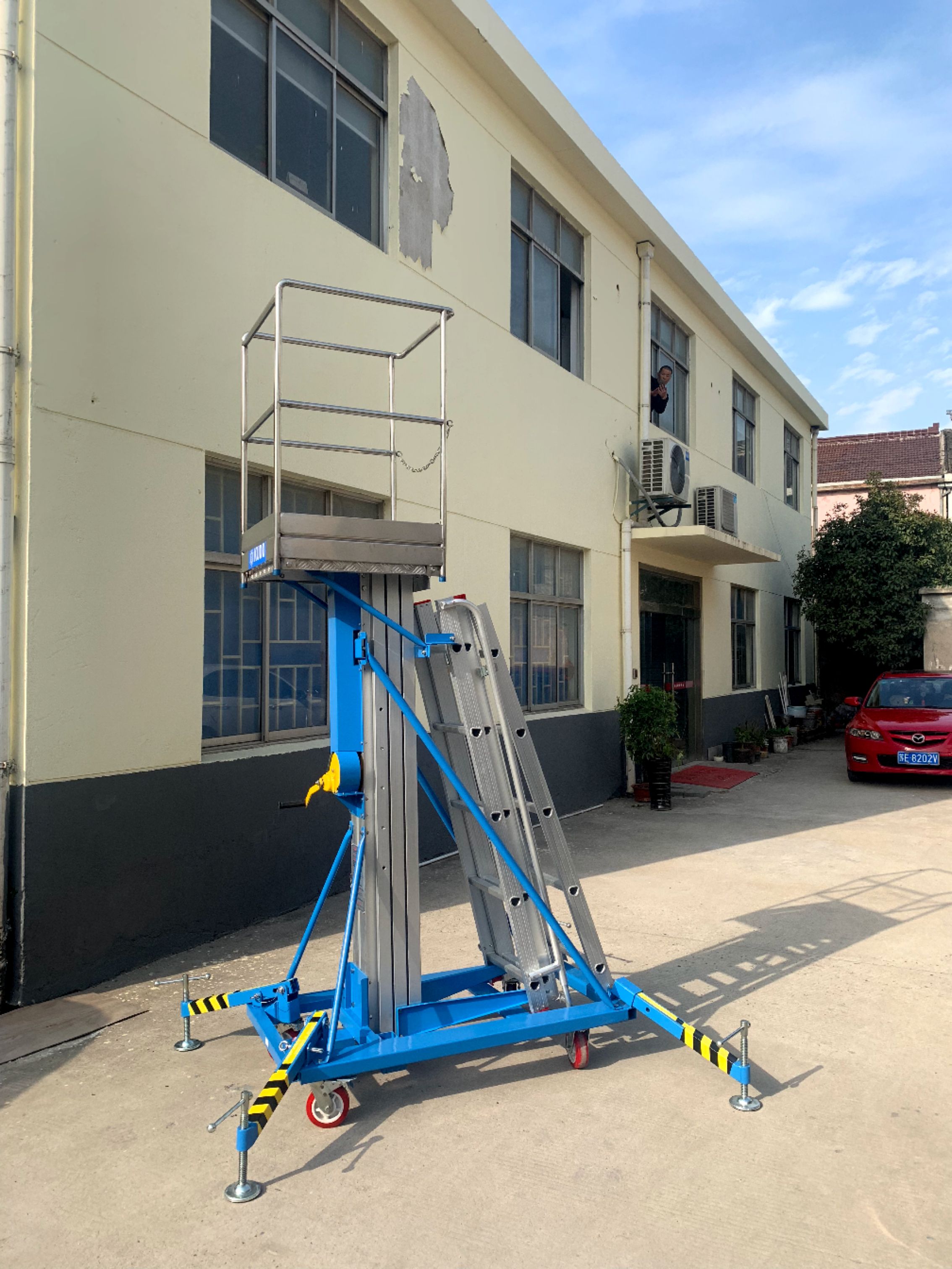 Manual Winch working Platform