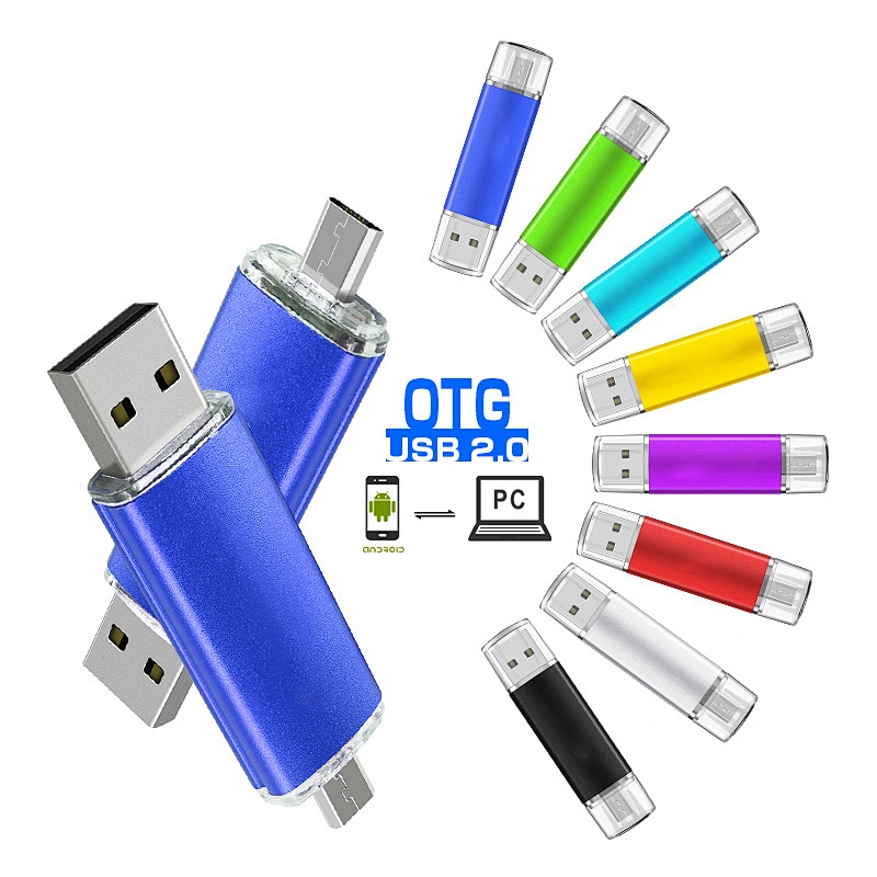 Colorful Promotion Metal OTG to USB Flash Drive for Smartphone