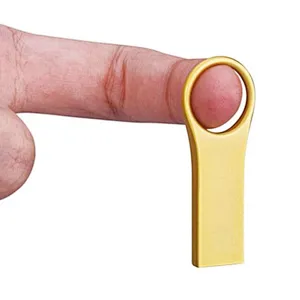 Round Shape Metal Housing USB 2.0 Pen Drive