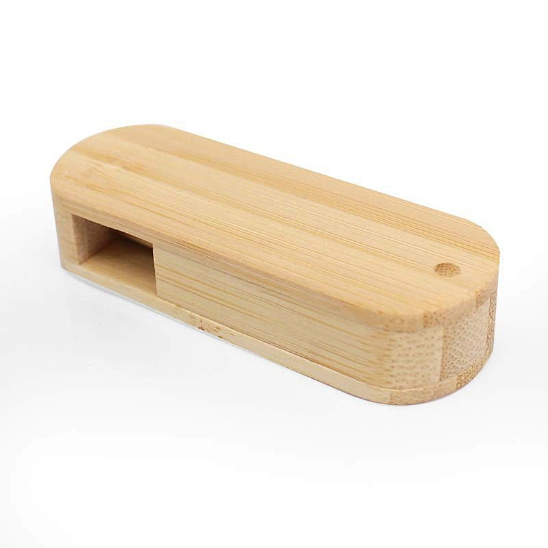Walnut Bamboo Rotating Wooden Promotional Gift USB Disk With Logo