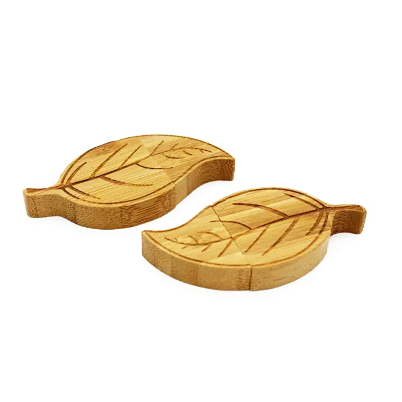 Magnet Walnut Wooden Screen Printing Logo USB 2.0 Pen Drive