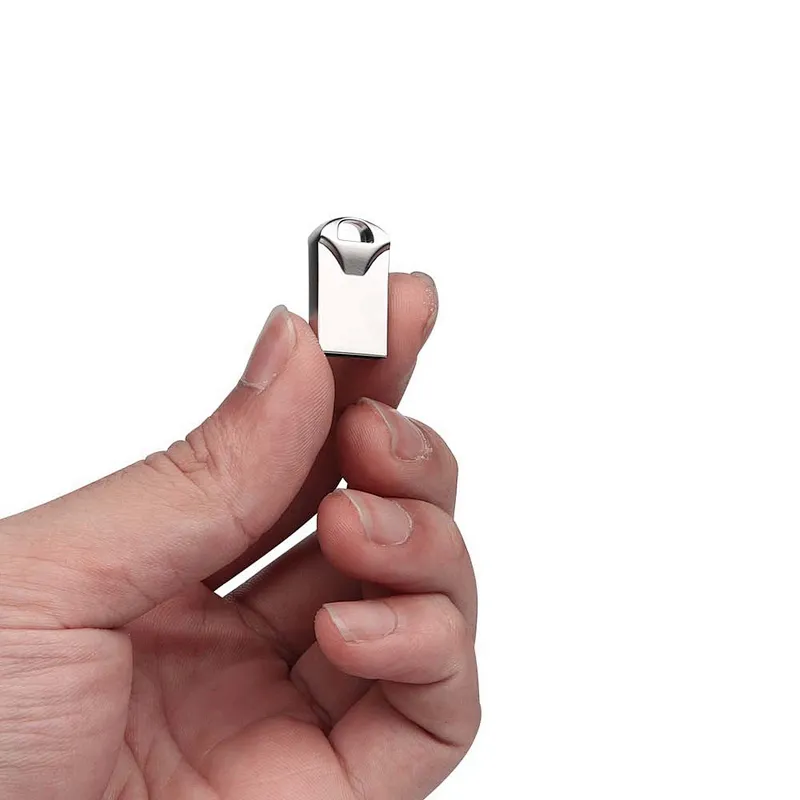 Logo Customized Mini Portable Metal USB 2.0 Pen Drive