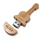 Guitar shape wooden promotional gift music usb flash drive pen drive usb drive