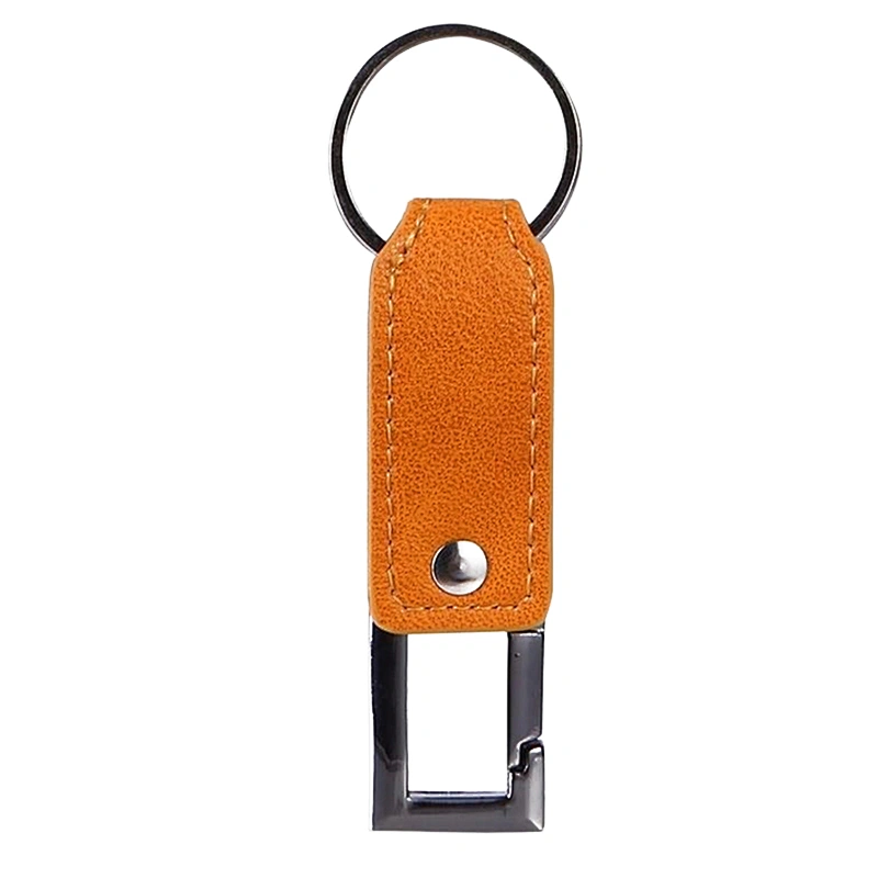 Key Chain Leather Cover PU Customized Logo USB Stick USB Flash Drive USB Drive