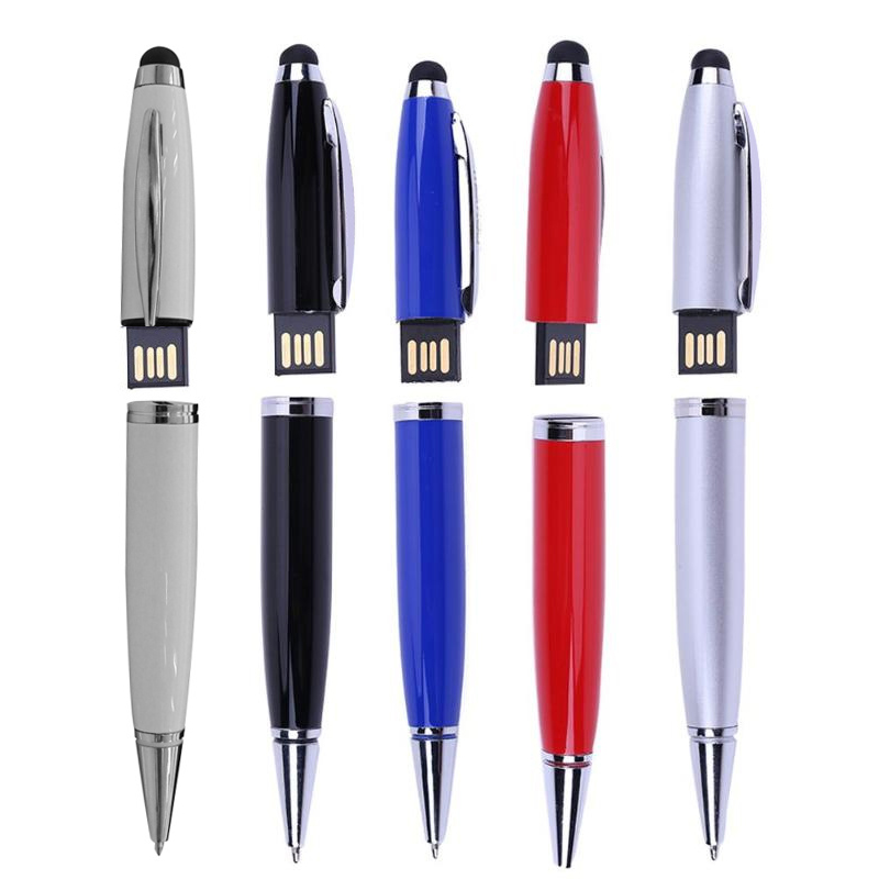 New Arrival Metal Ball Pen USB Flash Drive with Logo