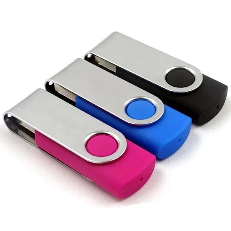 Swivel Plastic USB Pen Drive Colorful Twister High Speed USB Flash Drive