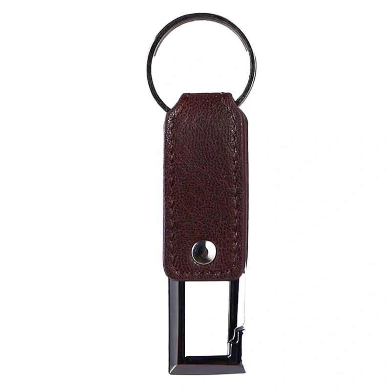 Key Chain Leather Cover PU Customized Logo USB Stick USB Flash Drive USB Drive