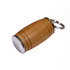 Wooden Barrel Shape Key Chain Buckle Design USB Pen Drive