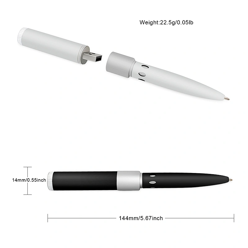 Four Color Ball Pen USB Flash Drive with Laser Logo