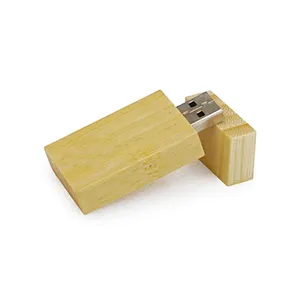 Walnut Maple Natural Bamboo Carbonized Bamboo Wooden USB Flash Drive