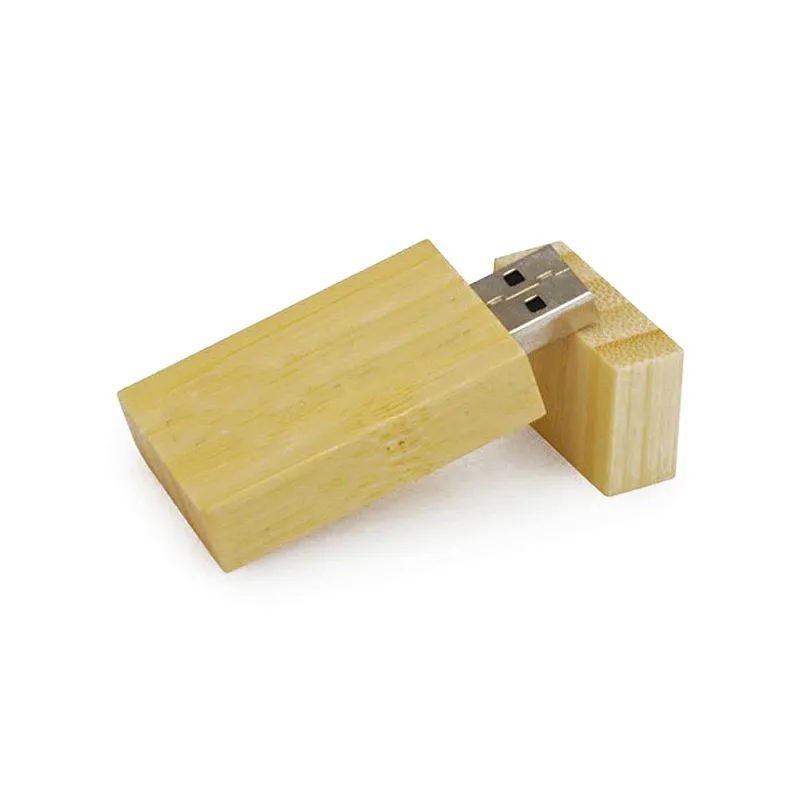Walnut Maple Natural Bamboo Carbonized Bamboo Wooden USB Flash Drive