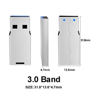 Multi Capacity USB 3.0 Band Memory Chips DIY Pen Drive