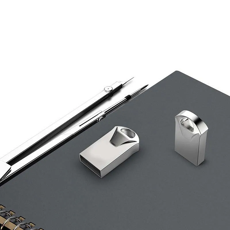 Logo Customized Mini Portable Metal USB 2.0 Pen Drive