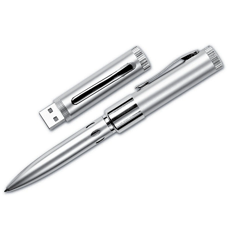 Four Color Ball Pen USB Flash Drive with Laser Logo