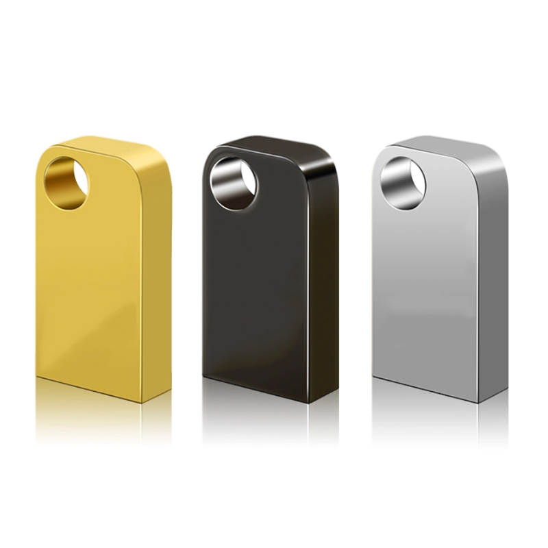 Printing Logo Gift Mini Metal Strap Chain USB Flash Drive