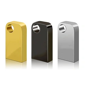 Printing Logo Gift Mini Metal Strap Chain USB Flash Drive