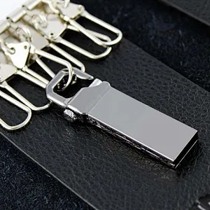 Metal Buckle Hanging Bag Portable USB Flash Drive with Logo
