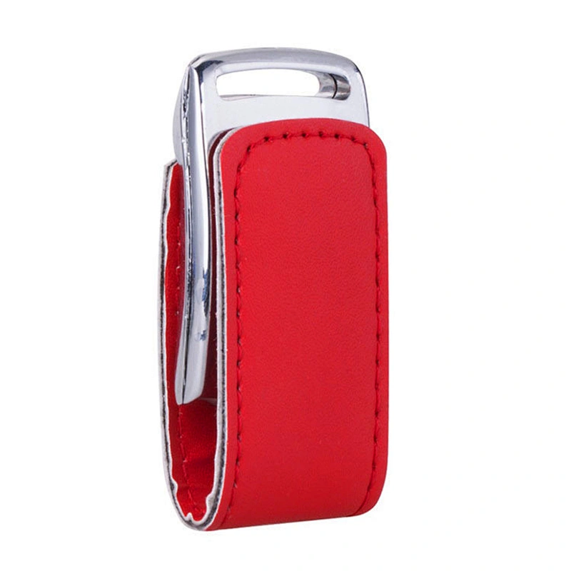 Multi Color Leather USB Flash Drive USB Pen Drive USB Disk USB Flash Disk with Customized Logo