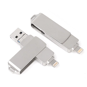 Metal Swivel 3 in 1 USB 3.0 Pen Drive for Smartphone