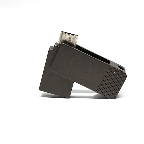 Black Rotary Mini Portable Factory OTG Metal USB Pen Drive USB Flash Drive USB Stick USB Disk