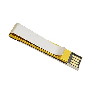 Private Design Portable Clip Metal USB 2.0 Pen Drive
