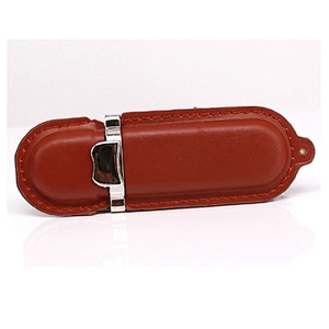 Leather PU Business Style Promotional Gift USB 2.0 Flash Drive