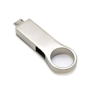 2 in 1 Promotional Metal USB 2.0 3.0 Pen Drive
